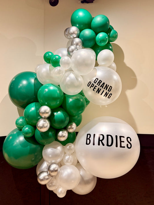 6Ft Indoor Balloon Garland with Customized Vinyl