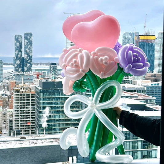 Valentine's Day Limited Balloon Rose Bouquet