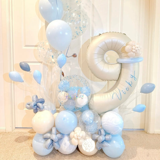 Birthday Theme Column With Number (Large)